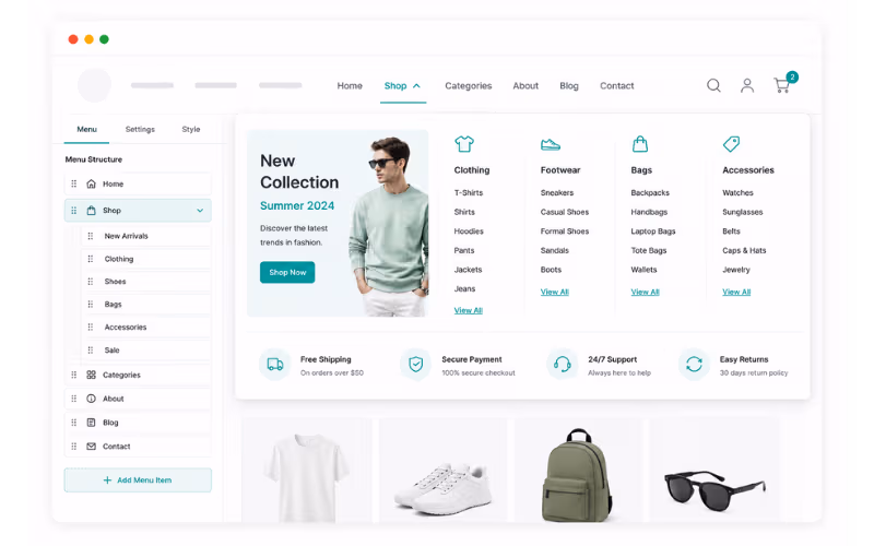 Mega Menu Plugin for WordPress