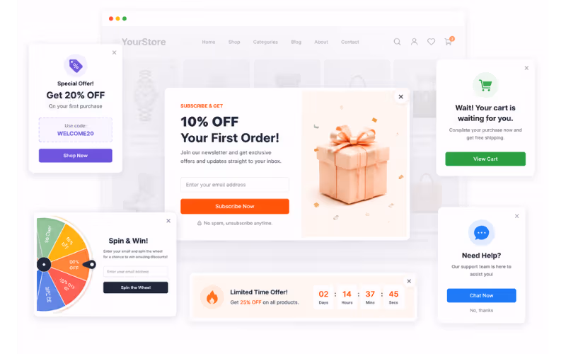 Popup builder for WordPress