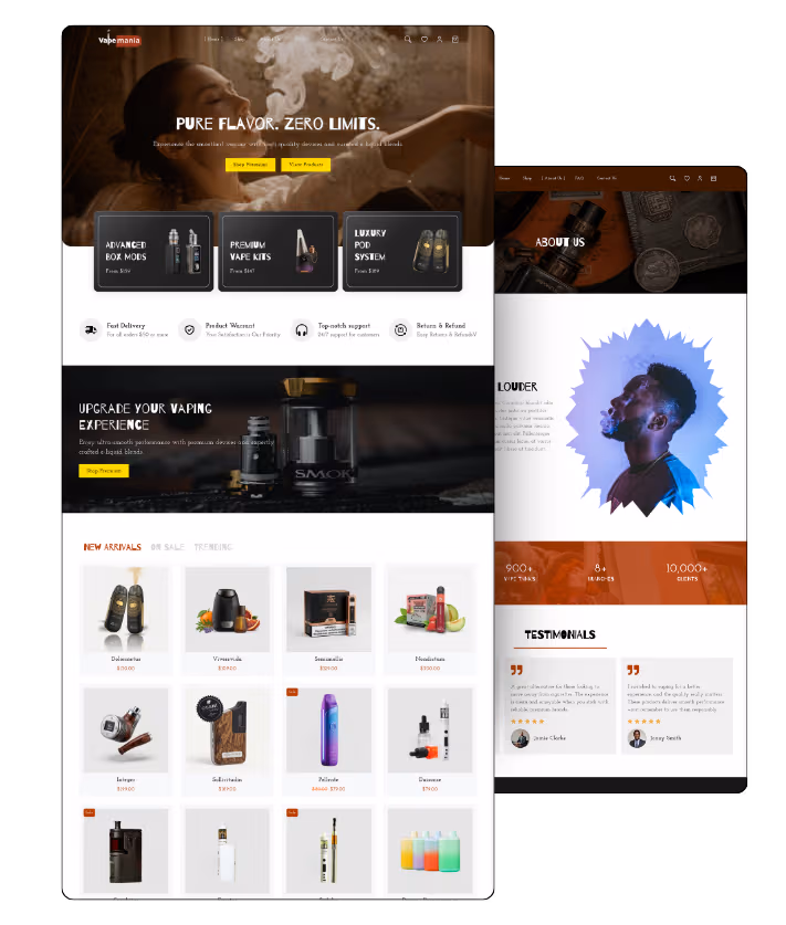 Vape Shop Template