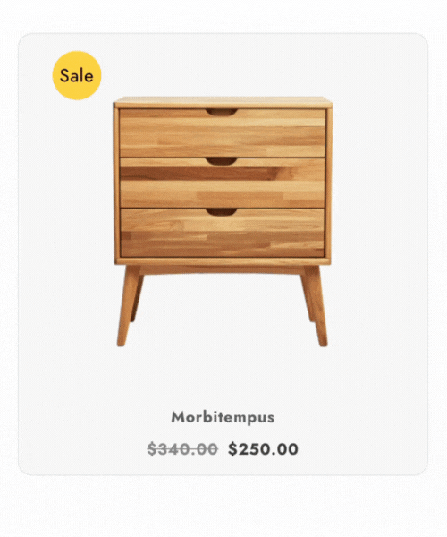 Shop Mania Hover style for product cart