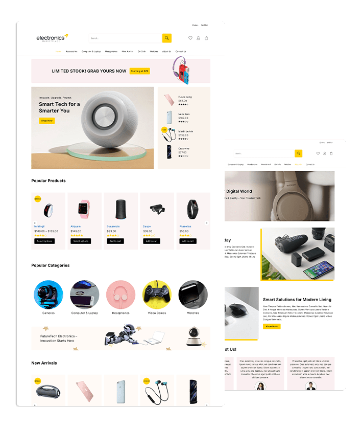 Electronics Megamarket WordPress Theme