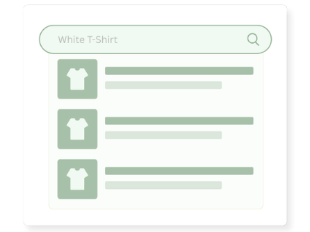 AJAX-based live search bar showing real-time product results and suggestions in the header.