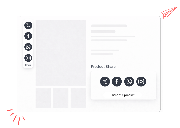 Quick Social Share Addon for WooCommerce