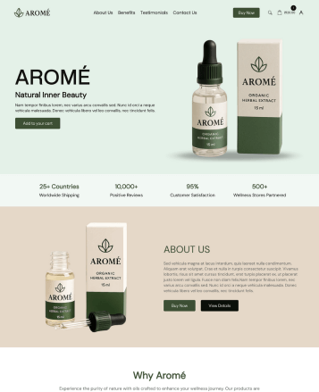Essential Oil Elementor
